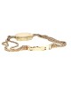 Omega Yellow Gold Rope Bracelet